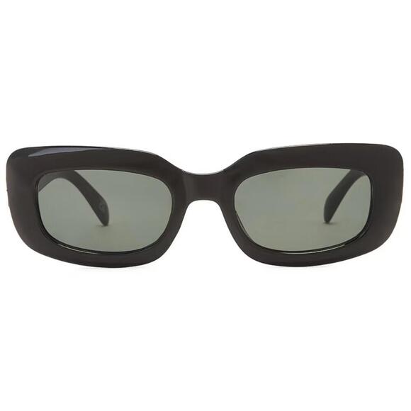 AIRE Orbit 54mm Unisex Rectangular Sunglasses Black 50-21-135 NWT - Picture 1 of 9
